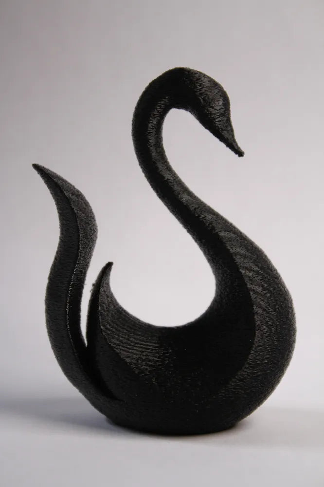 Swan Sculpture Home Decor – 3D Printed Graceful Elegant Figurine