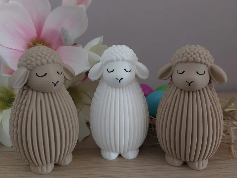 Spring Easter Sheep Decor