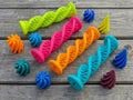 Impossible Passthrough Triple Helix Fidget – 3D Printed Puzzle Toy