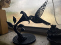 Hummingbird Sculpture Premium – 3D Printed Mid-Flight Elegant Bird