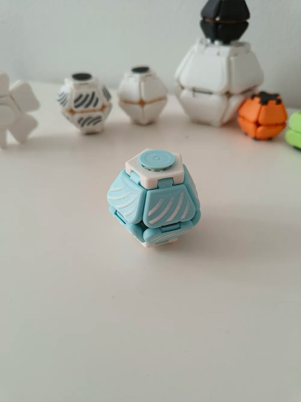PentaSpin Spinning Fidget Clicker – 3D Printed Pentagon Fidget Spinner