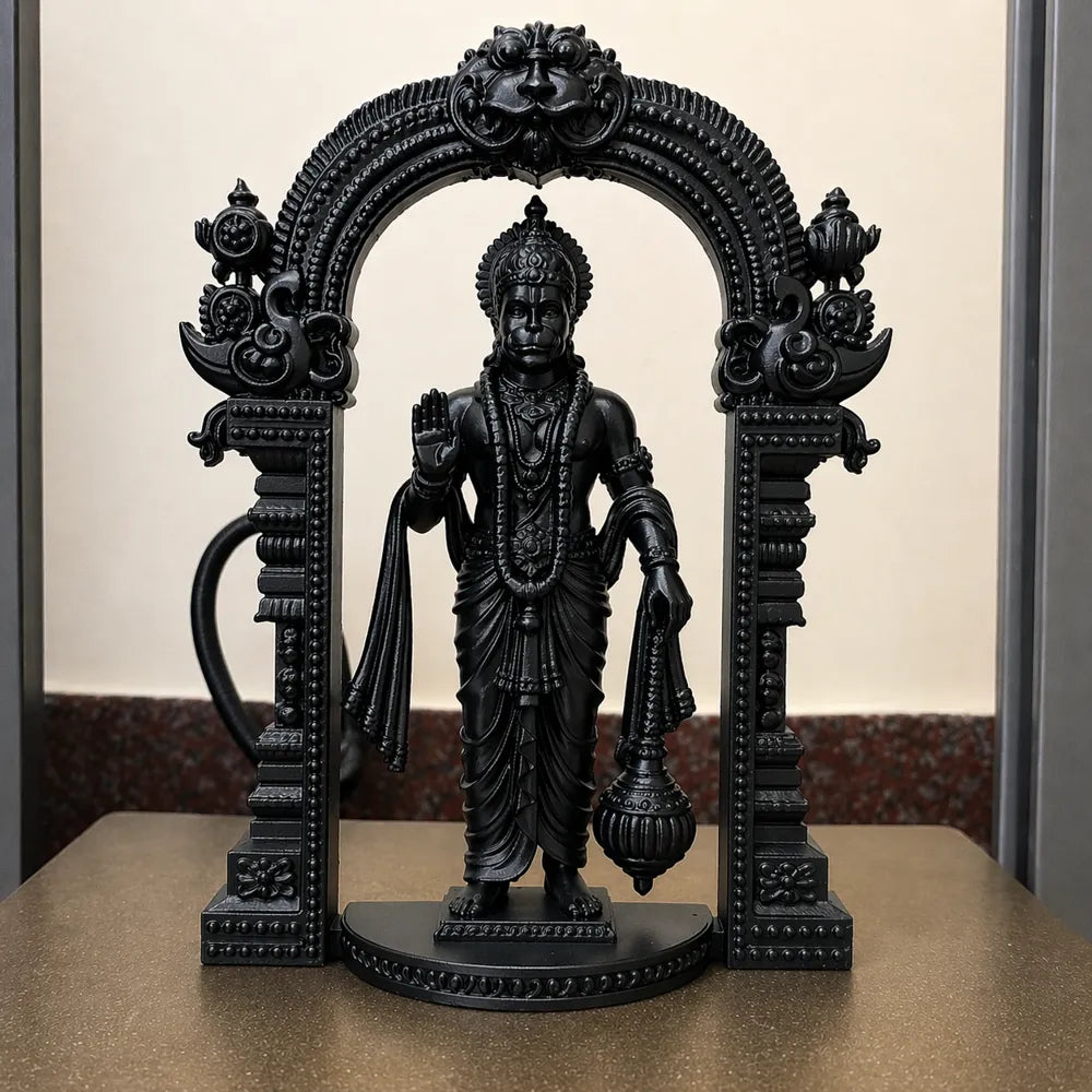 Hanuman Blessing Pose Idol – 3D Printed Strength and Protection Hindu Deity