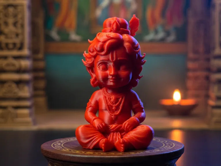 Divine Baby Krishna Figurine – 3D Printed Joyful Idol