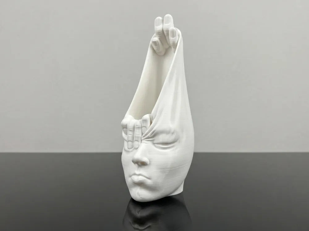 Inner Self Soul Sculpture Vase – 3D Printed Human Form Artistic Vase