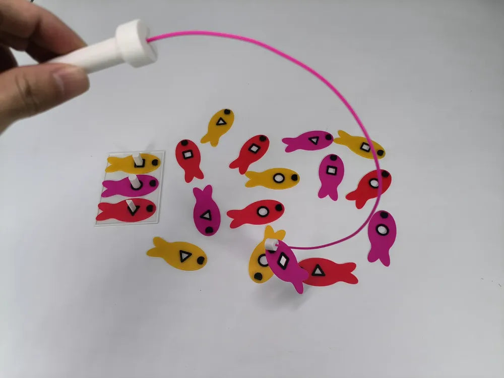 Magnetic Fishing Educational Toy – 3D Printed Fun Learning for Kids