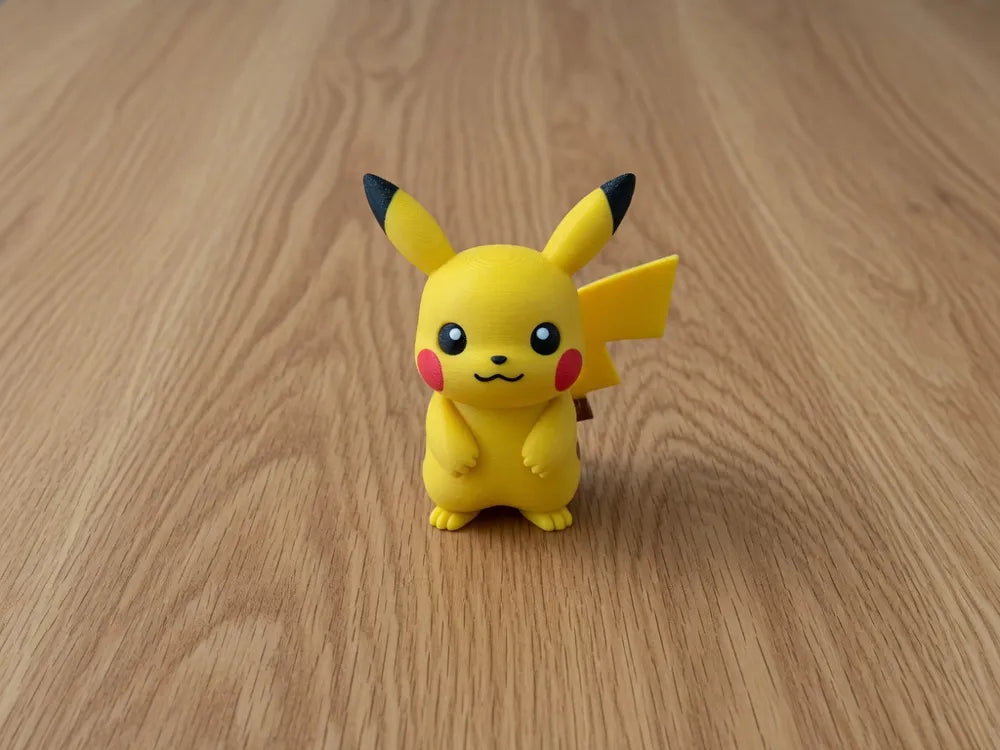 Chibi Cute Pikachu Figure – 3D Printed Pokémon Anime Collectible