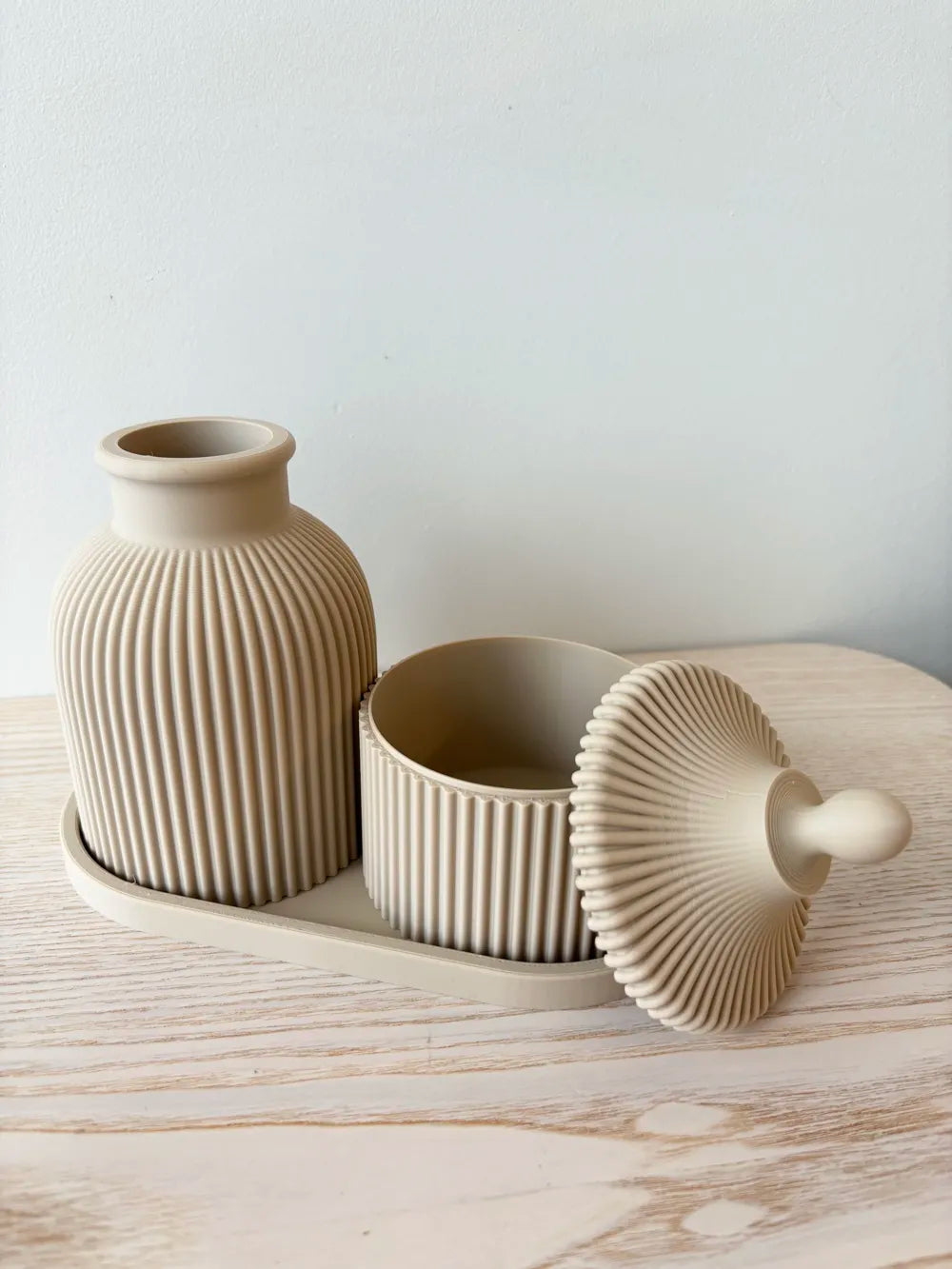Lidded Container Decoration Set – 3D Printed Elegant Storage Box
