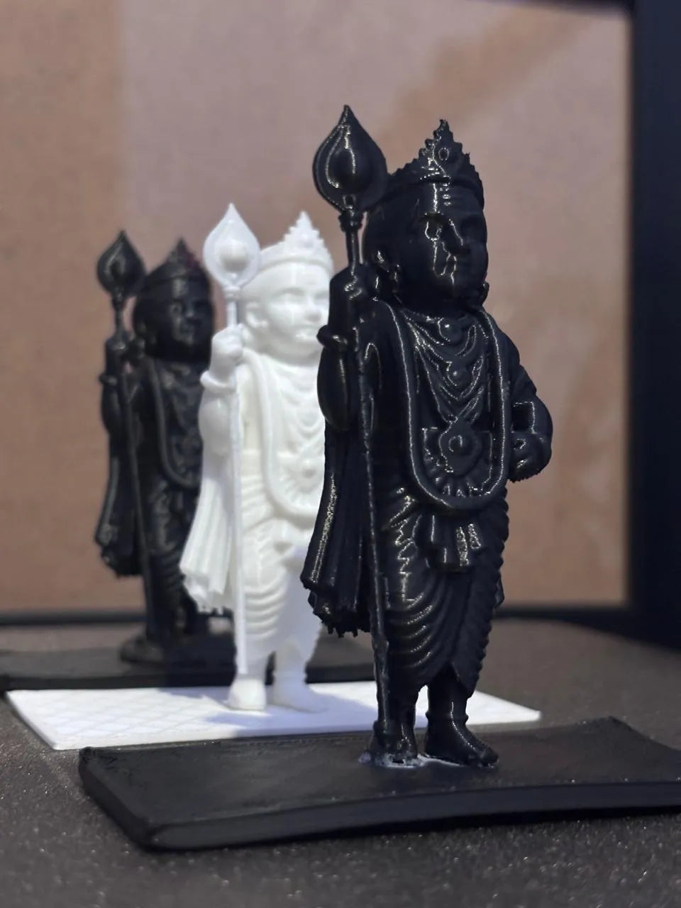 Lord Murugan Hindu God Sculpture – 3D Printed Sacred Idol
