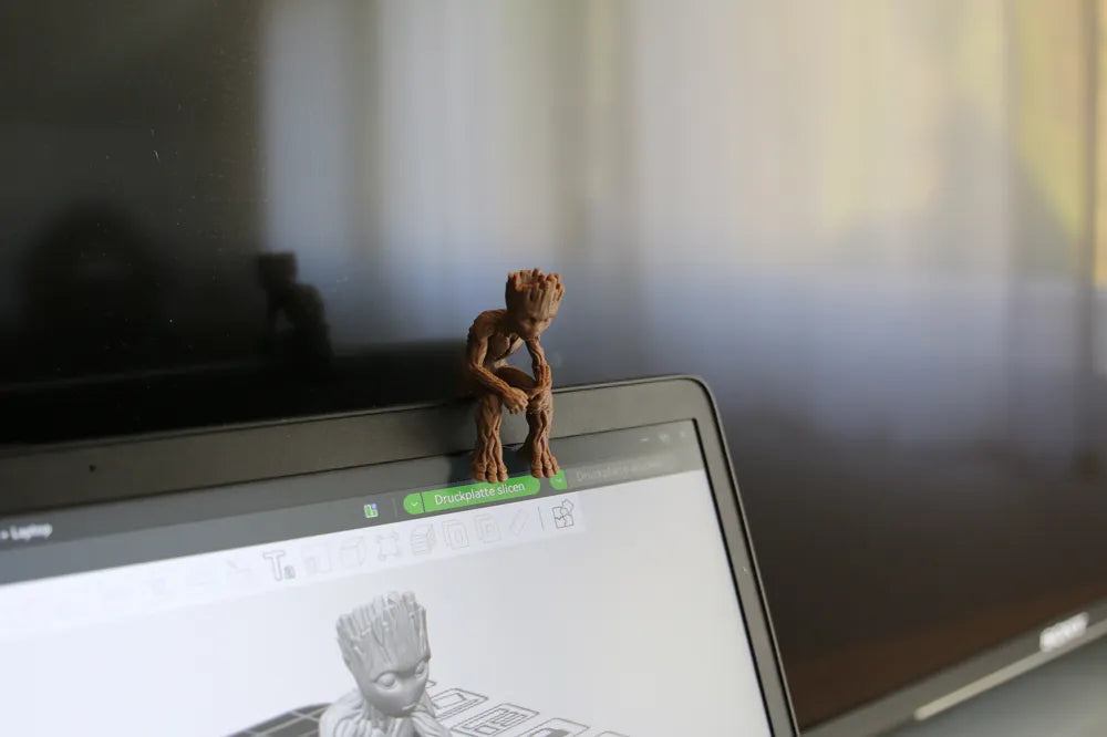 Sad Sitting Groot Figurine – 3D Printed Baby Groot Marvel Collectible