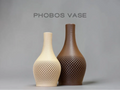 Phobos Vase – 3D Printed Space-Inspired Crater Texture Sculptural Vase