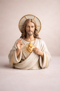 Jesus Sacred Heart Figurine – 3D Printed Religious Statue