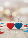 Valentine's Day heart keychain