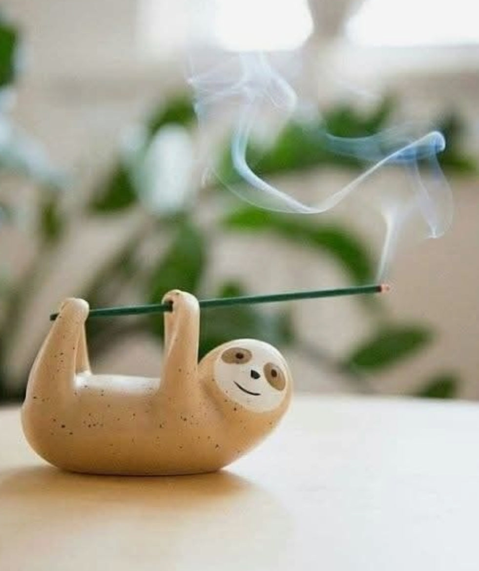 Animal incense stick holder
