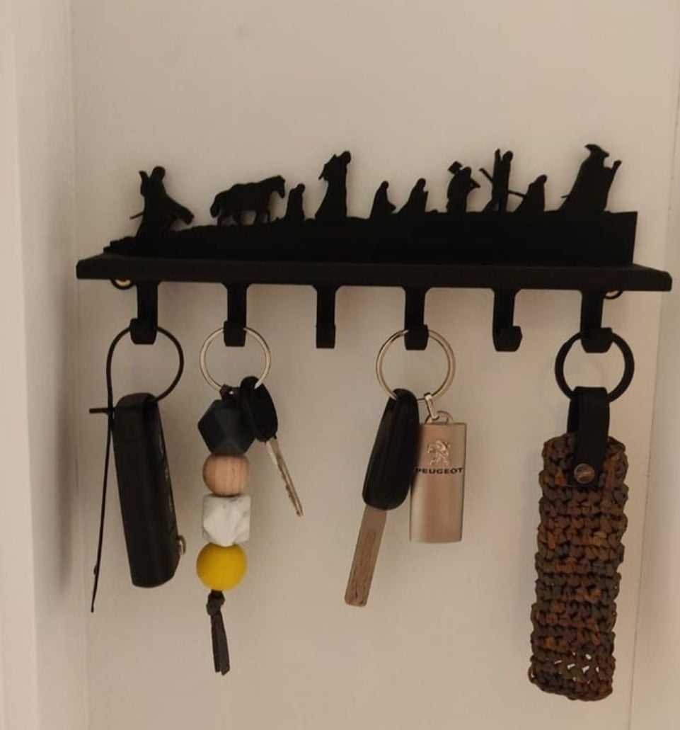 Multiple Key Holder – 3D Printed Entryway Key Rack