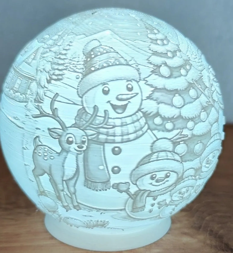 Custom Lithophane Light Panel – 3D Printed Photo Night Light