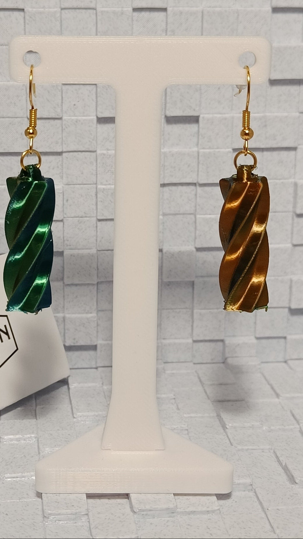 Spiral Earrings – 3D Printed Elegant Timeless Jewellery