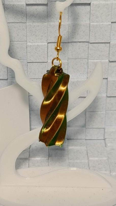 Spiral Earrings – 3D Printed Elegant Timeless Jewellery
