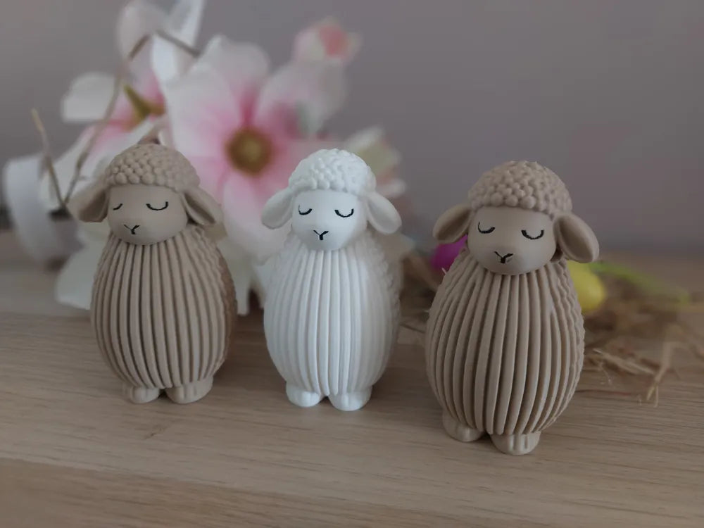 Spring Easter Sheep Decor