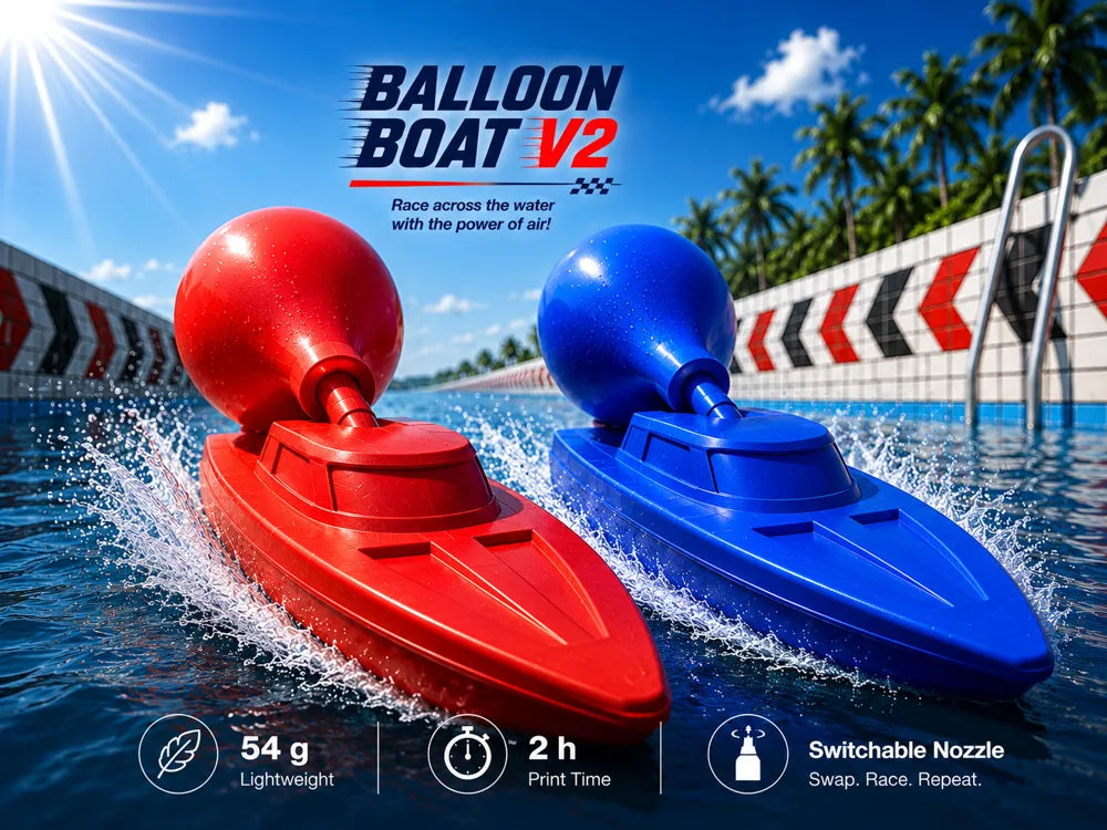Balloon Boat V2 – Racing Pack (2 Boats)