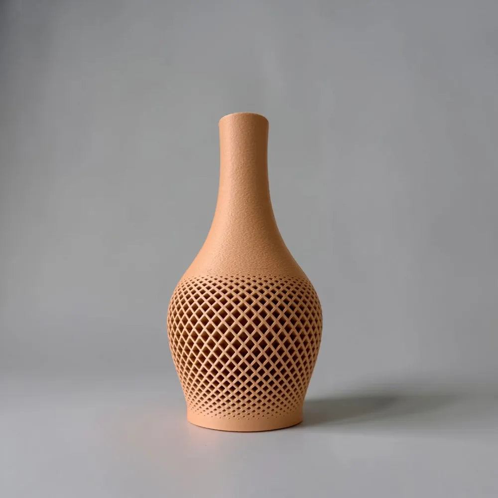 Phobos Vase – 3D Printed Space-Inspired Crater Texture Sculptural Vase