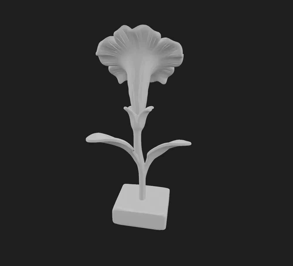 Petunia Flower Decorative Floral – 3D Printed Botanical Home Bloom Decor