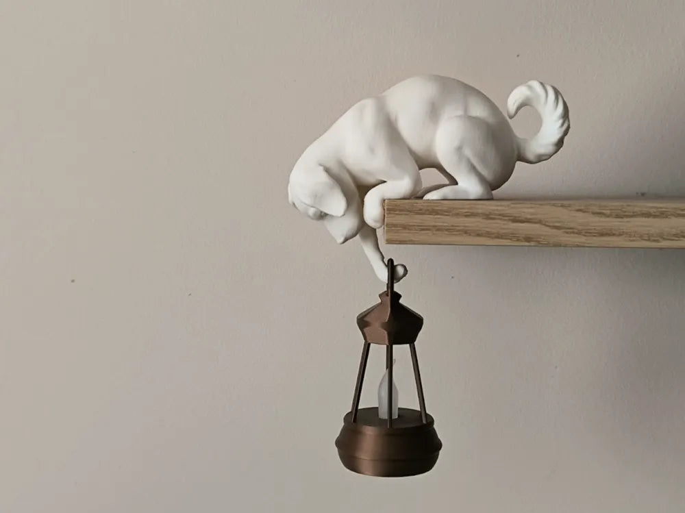 Dog Shelf Hook – 3D Printed Cute Functional Wall Organiser