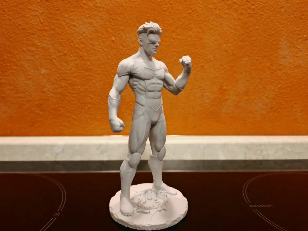 Invincible Mark Grayson Heroic Stance Figurine – 3D Printed Superhero Collectible