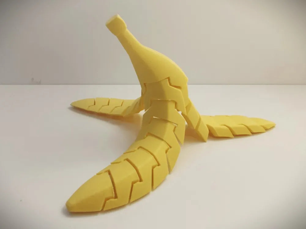 Fidget Banana – 3D Printed Quirky Flexible Stress Relief Toy