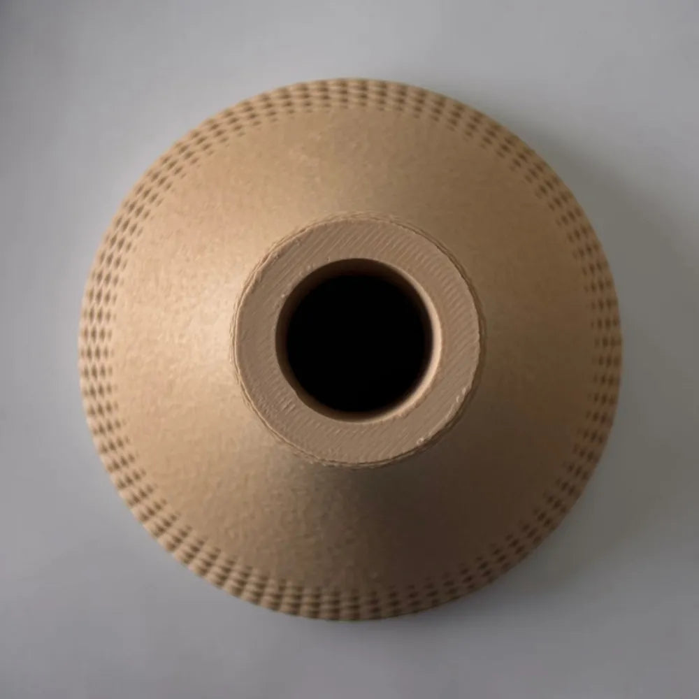 Phobos Vase – 3D Printed Space-Inspired Crater Texture Sculptural Vase