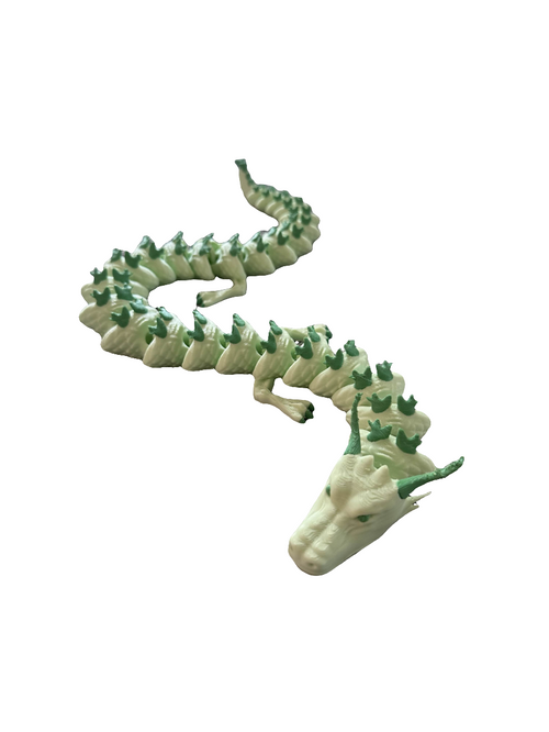 3D printed Articulated dragon by FOFUS
