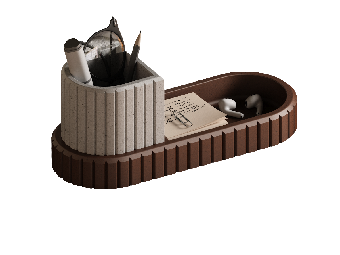 Classic Desk Organiser – 3D Printed Workspace Productivity Stand