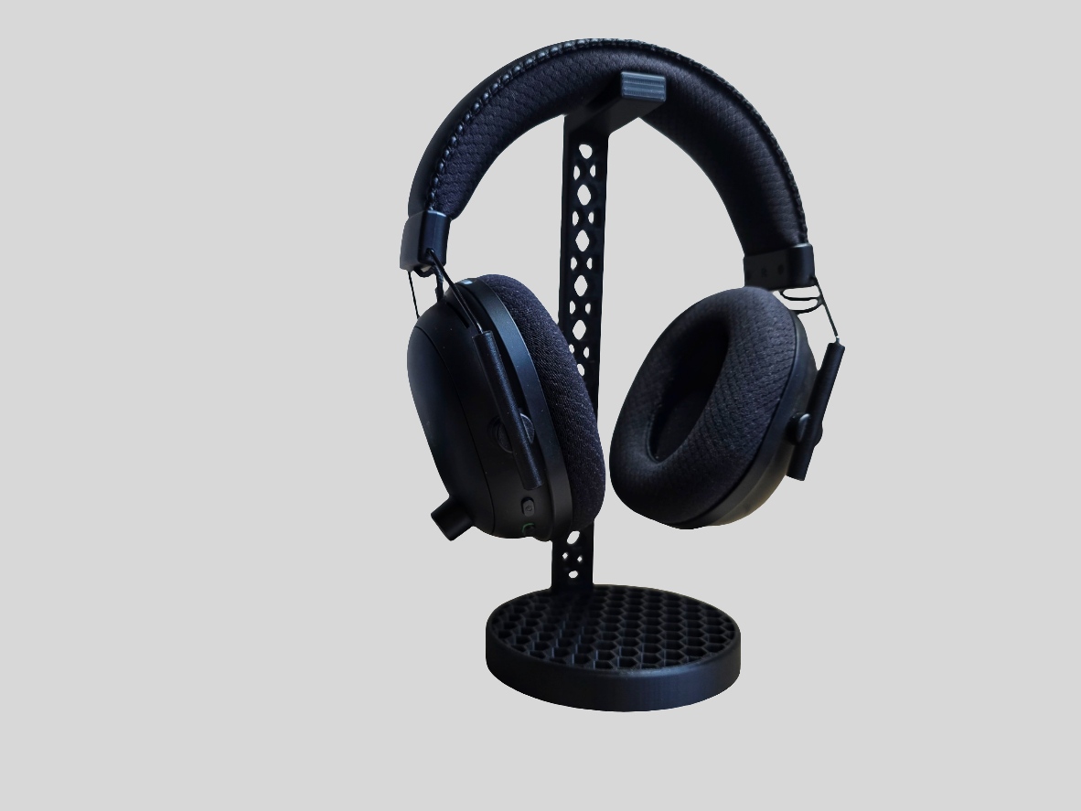Designer Headphone Stand – 3D Printed Minimal Tech Display