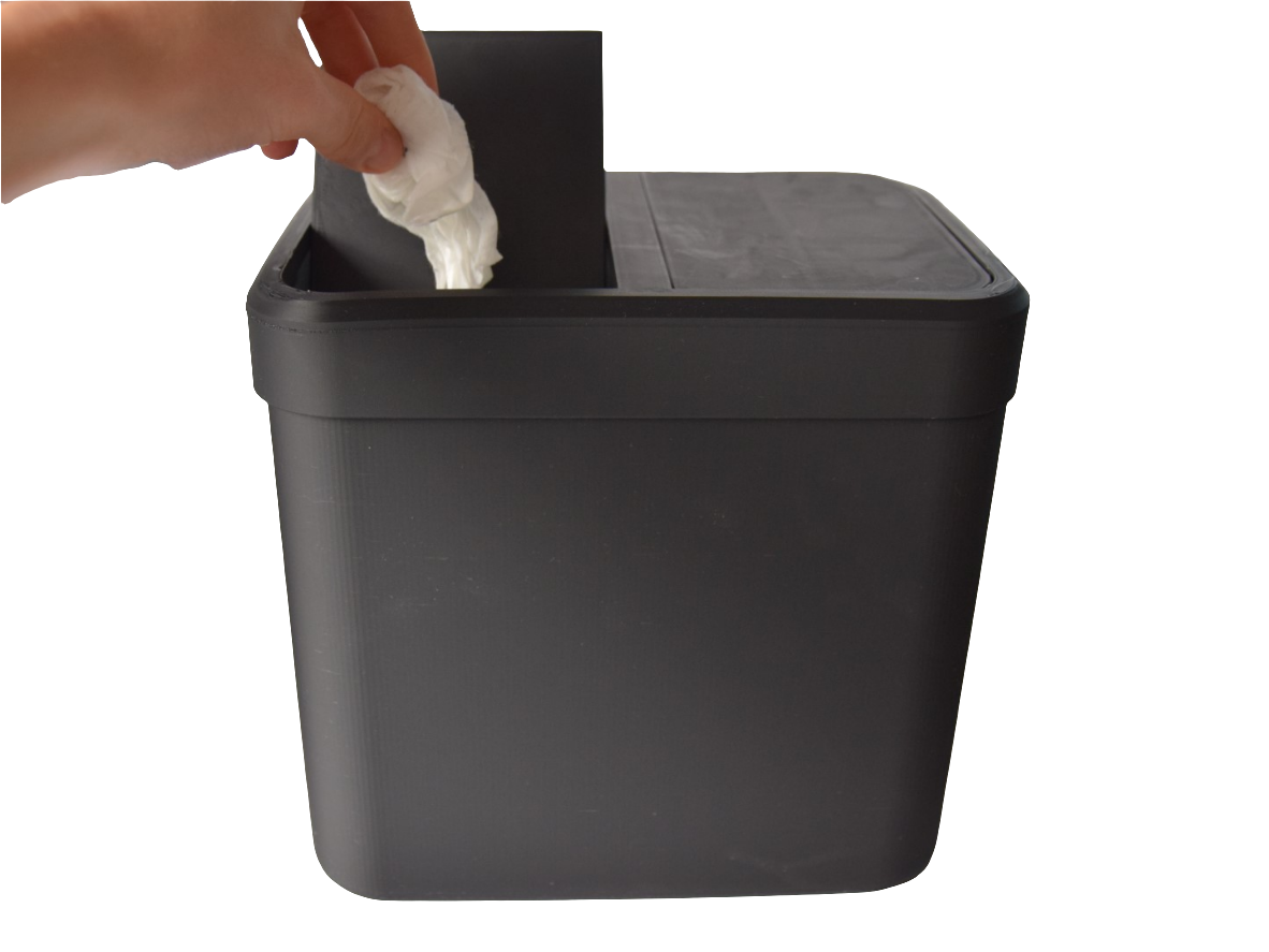 3D printed Mini waste bin by FOFUS