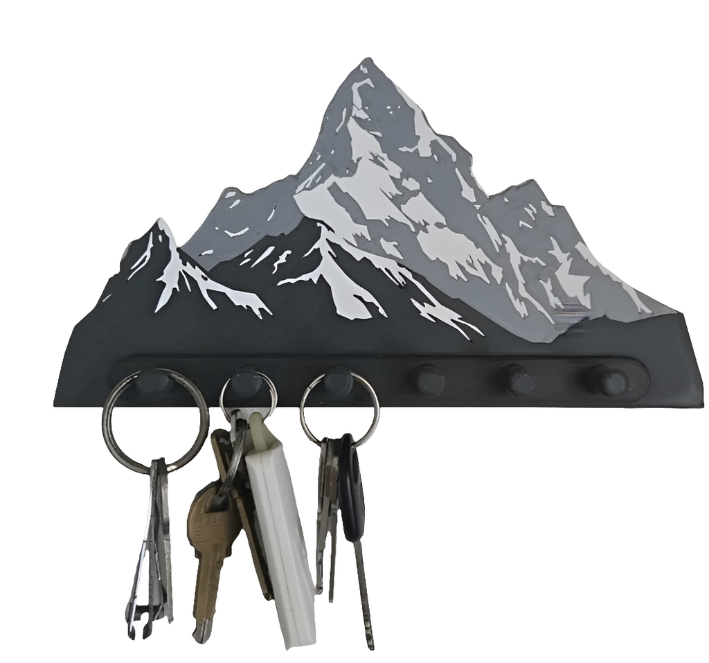 Wall Key Holder – 3D Printed Elegant Entryway Key Rack