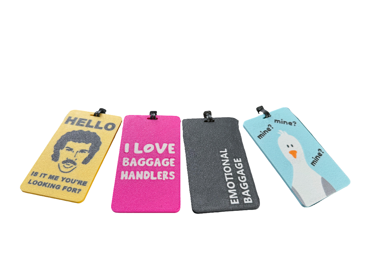 Baggage identification tags