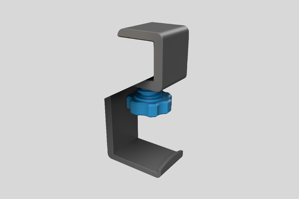 Slimline Headset Holder – 3D Printed Compact Desk Organiser