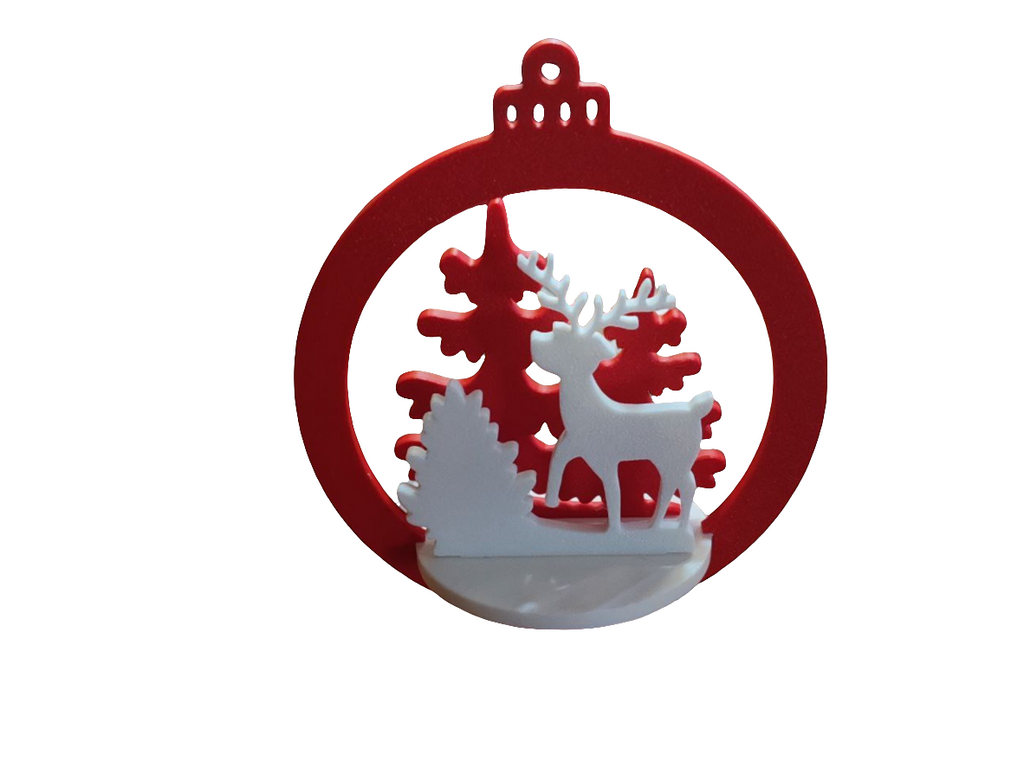 Christmas Tree Hanging Ornaments – 3D Printed Festive Decorations