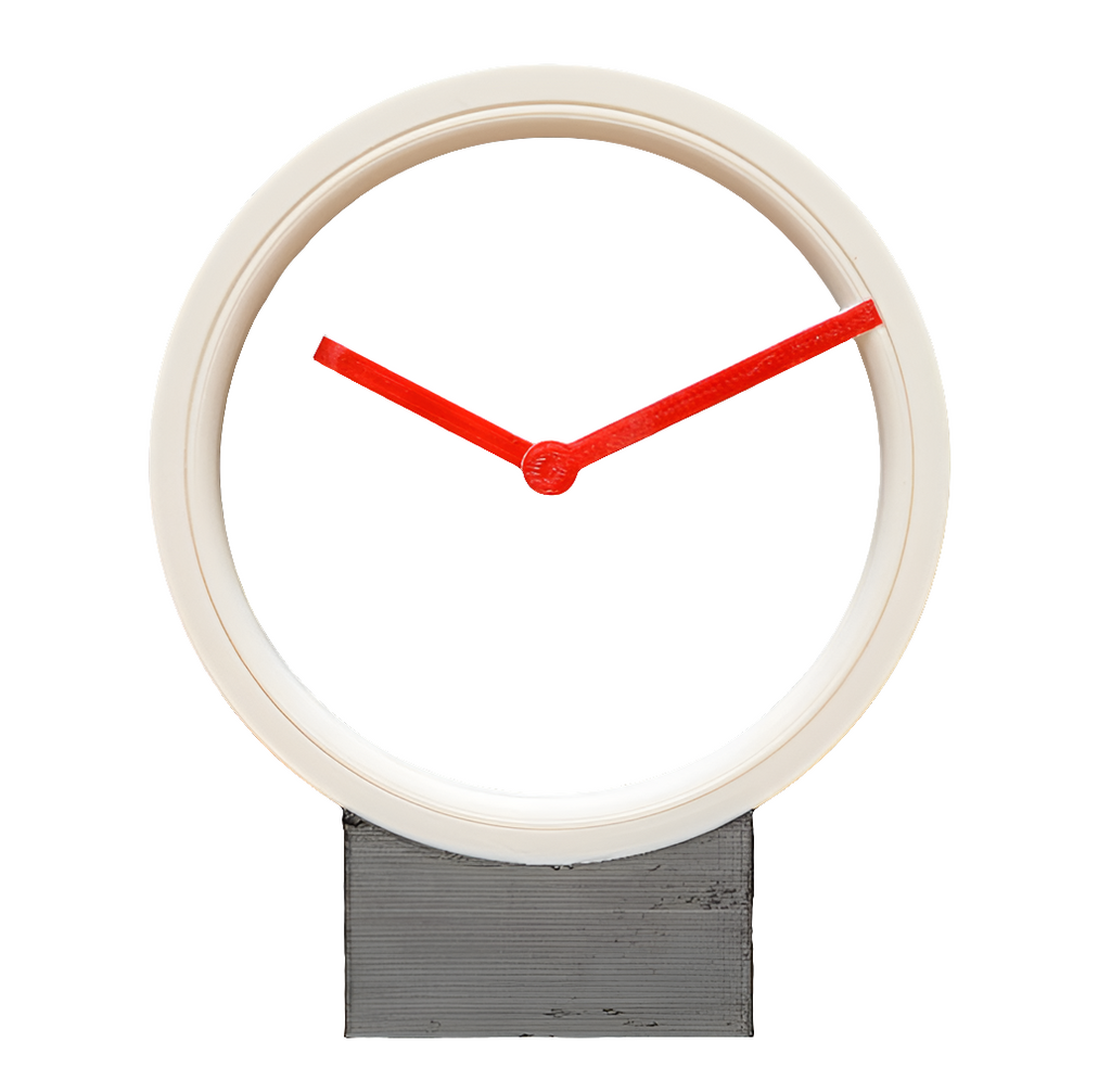 Hollow Clock – 3D Printed Mechanical Kinetic Desk Clock
