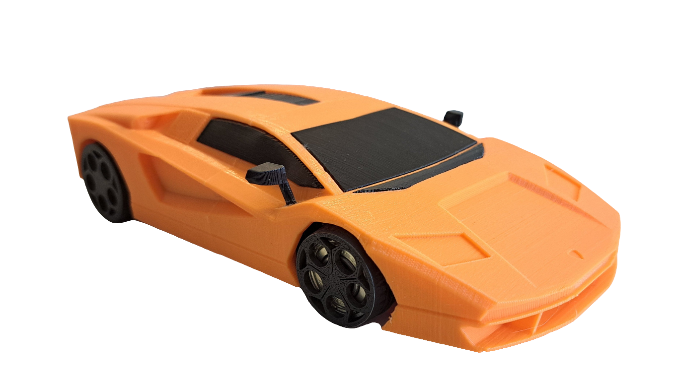 Miniature Porsche – 3D Printed Luxury Car Scale Model