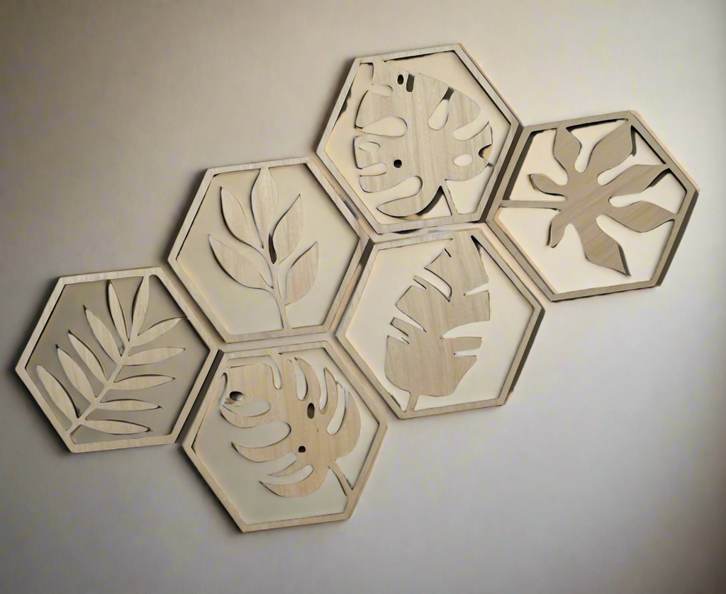Wall Art Panels – 3D Printed Geometric Textured Wall Decor