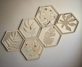 Wall Art Panels – 3D Printed Geometric Textured Wall Decor