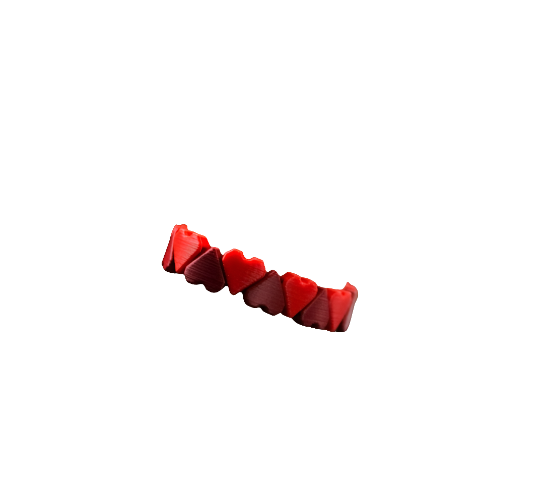Heart Bracelet – 3D Printed Love Fashion Jewellery
