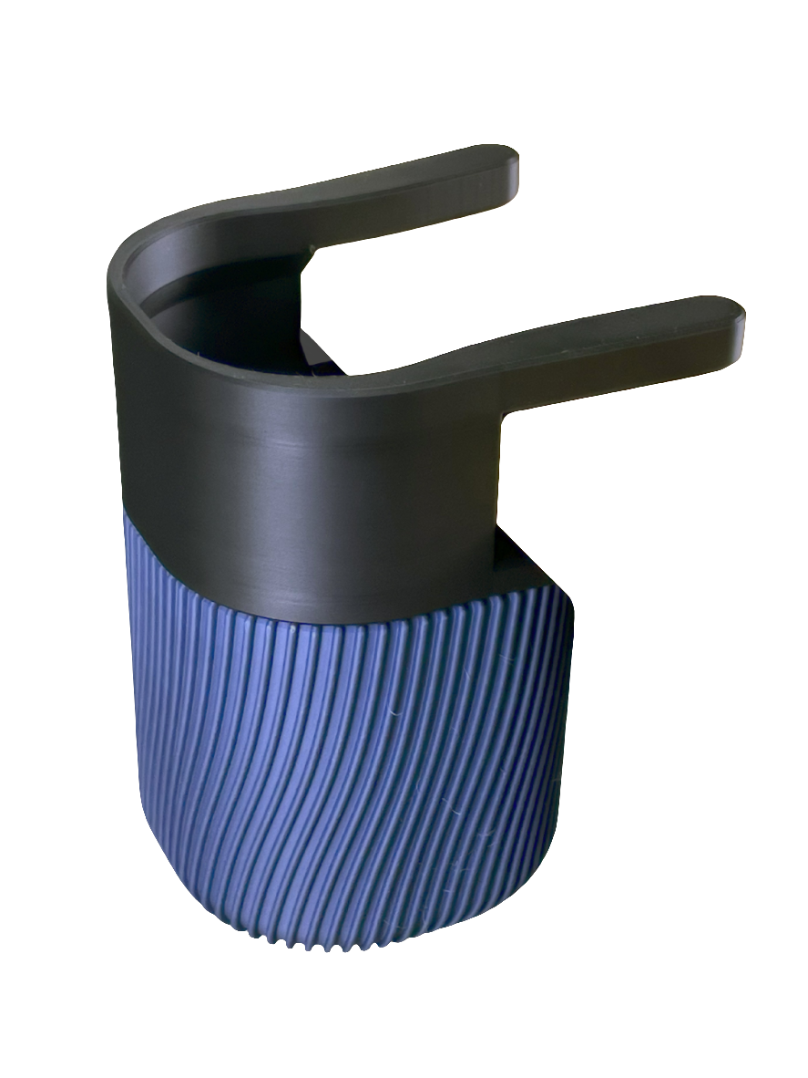 3D printed Under desk trash bin by FOFUS