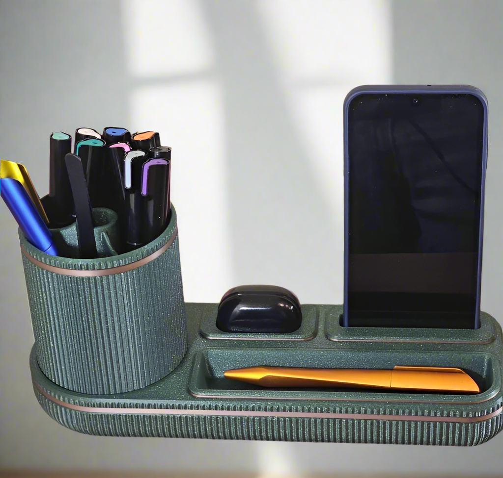 Modular Desk Organiser – 3D Printed All-in-One Workspace Hub