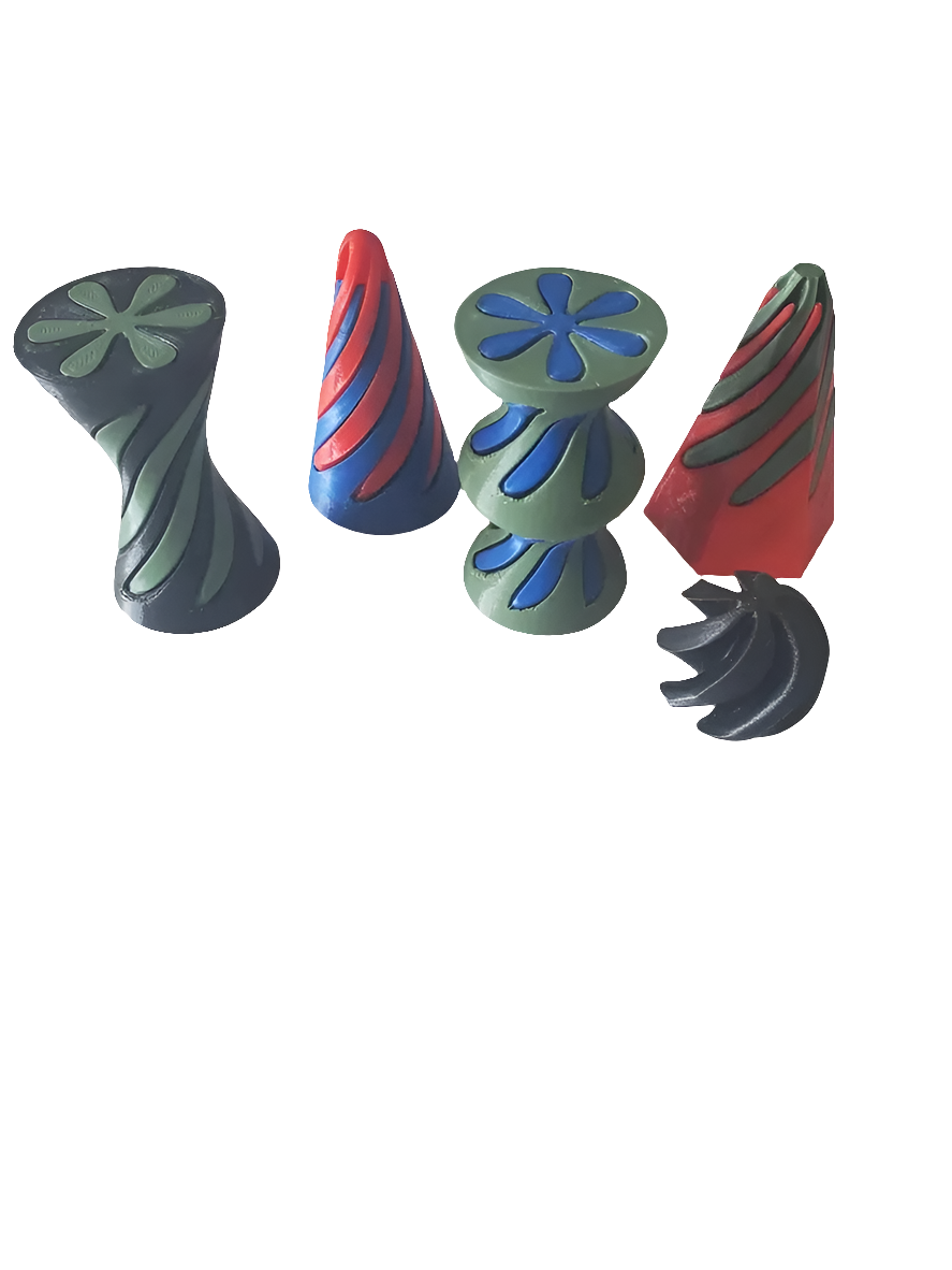 3D printed Mini toy set by FOFUS