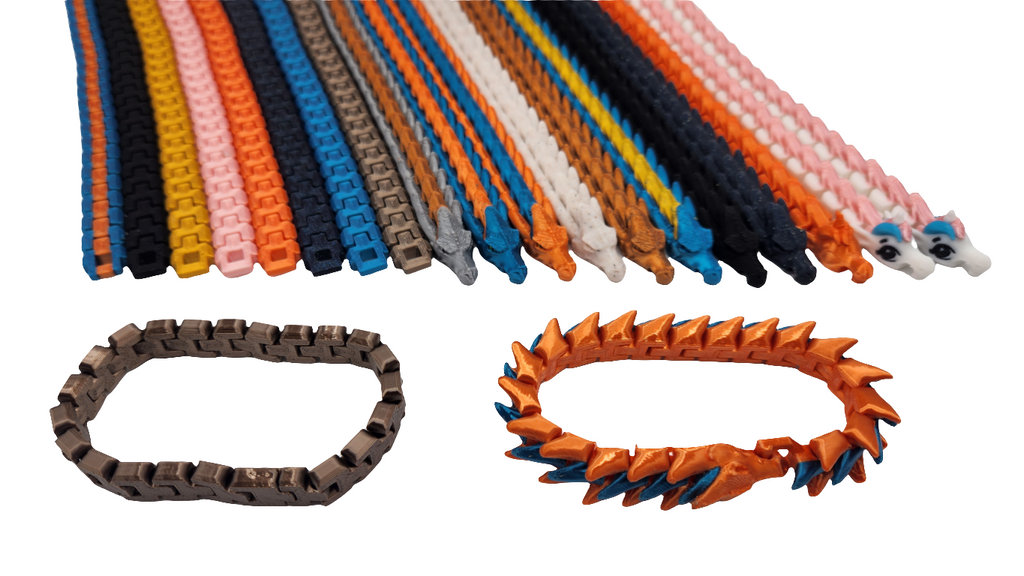 Flexible Bracelets – 3D Printed Adjustable Fashion Jewellery