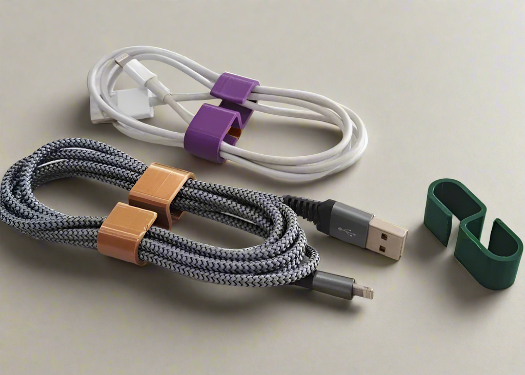 Cable Organisers Set – 3D Printed Smart Wire Management