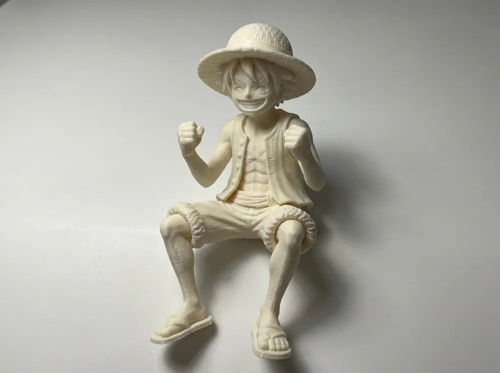 Joyful Luffy One Piece Figurine – 3D Printed Anime Monkey D Luffy Collectible