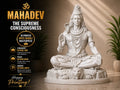 Lord Shiva Statue Eternal Creator – 3D Printed Mahadev Hindu Idol