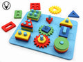 Kids Shape Stacker Puzzle – 3D Printed Sort and Stack Educational Toy